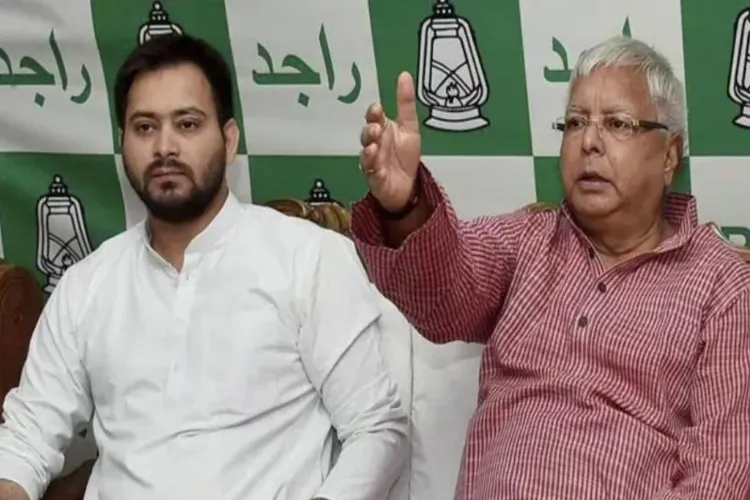 انتخابی مہم کے گیت میں بی جے پی نے لالو-تیجسوی کو نشانہ بنایا