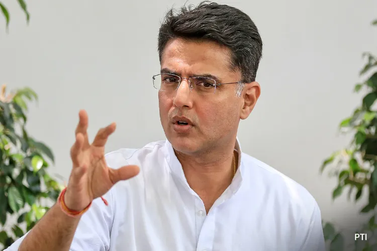 سچن پائلٹ نے مودی کے خلاف نازیبا تبصرے پر مذمت کی