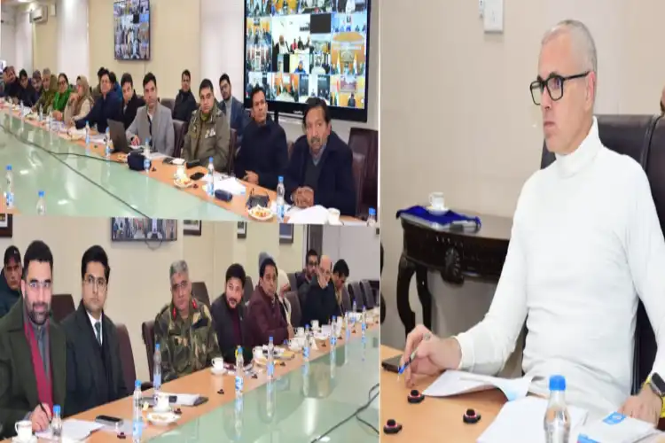 جموں و کشمیر میں مسلسل بارشیں، وزیر اعلیٰ عمر عبداللہ کی صدارت میں ہنگامی اجلاس