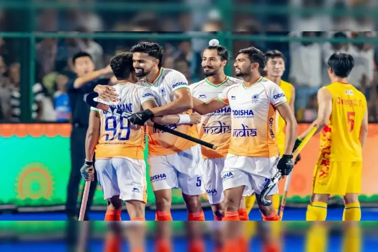 انڈیا ، چین کو 0-7 سے شکست دے کر ایشیا کپ ہاکی کے فائنل میں 