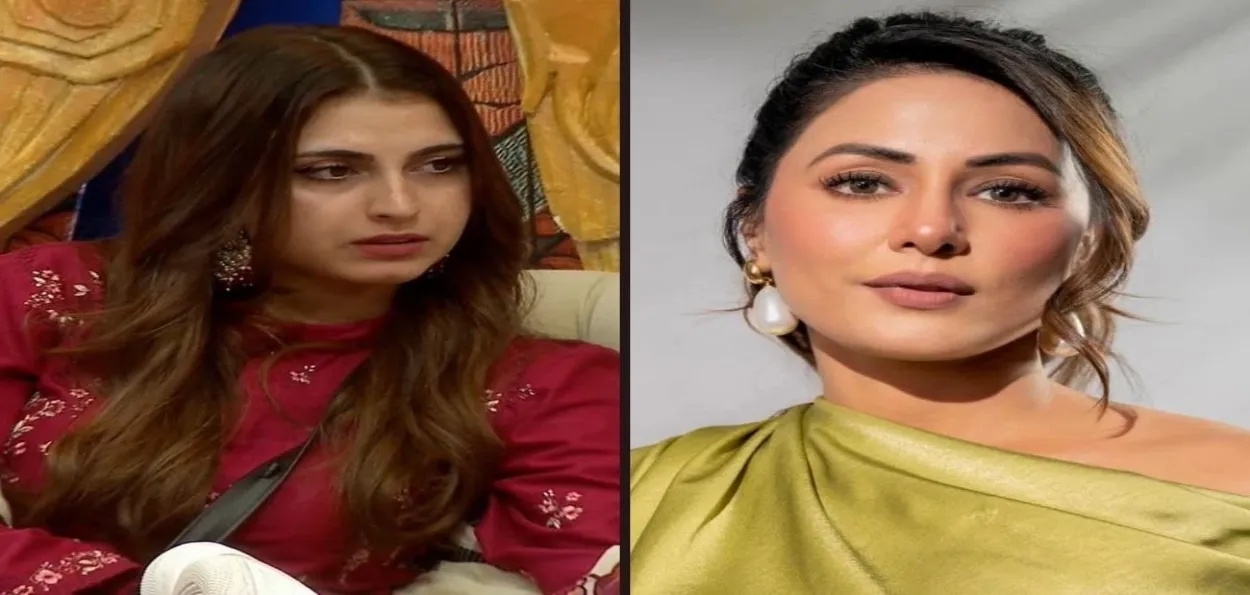 بگ باس 19 کی کنٹیسٹنٹ فرحانہ بھٹ پر ناراض ہوئیں حنا خان