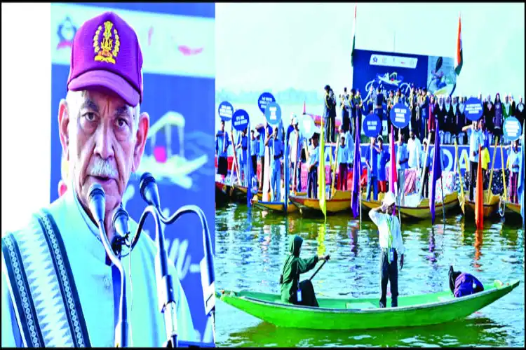 کشمیر:ڈل جھیل زیادہ محفوظ:ایل جی منوج سنہا