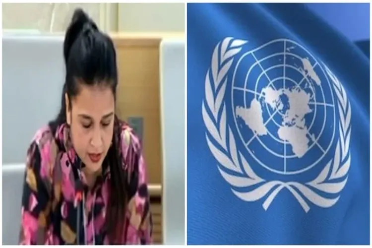 اقوام متحدہ انسانی حقوق کونسل ۔ فائزہ رفعت نے  میں دہشت گردی میں پاکستان کے ہاتھ کو اجاگر کیا
