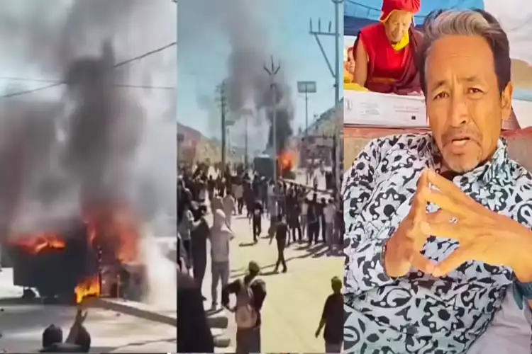 لداخ:تشدد کے بعد سونم وانگچک نے بھوک ہڑتال واپس لی