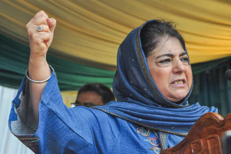 پبلک سیفٹی ایکٹ کے غلط استعمال پر بحث ہو: محبوبہ مفتی