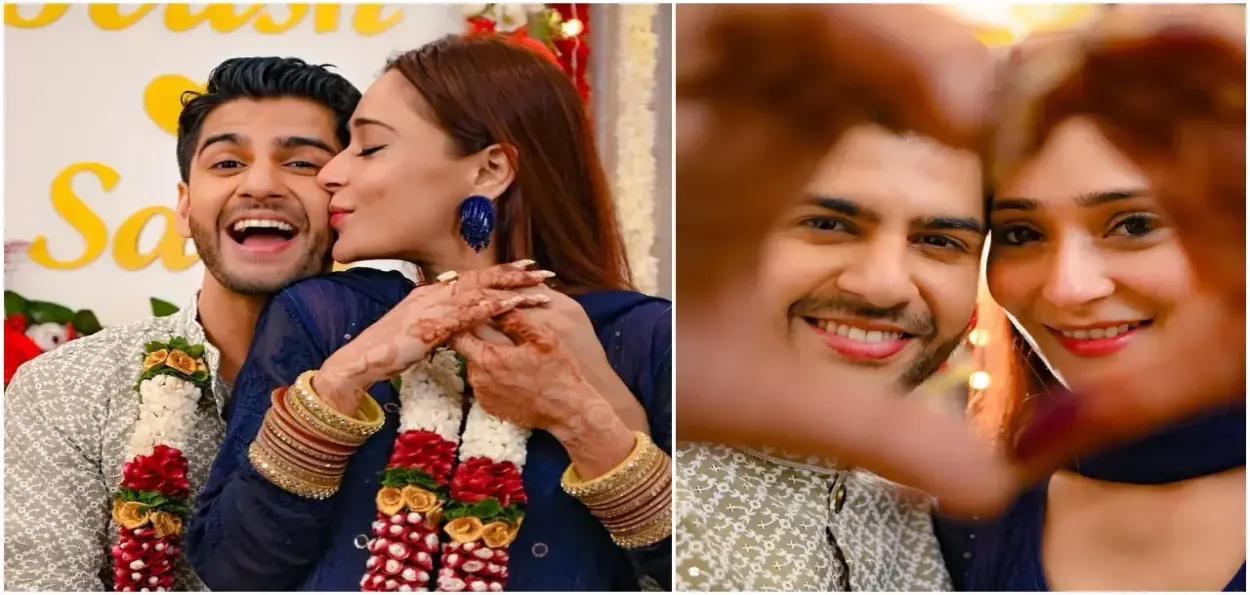 اداکارہ سارہ خان نے کرش پاٹھک سے شادی کی
