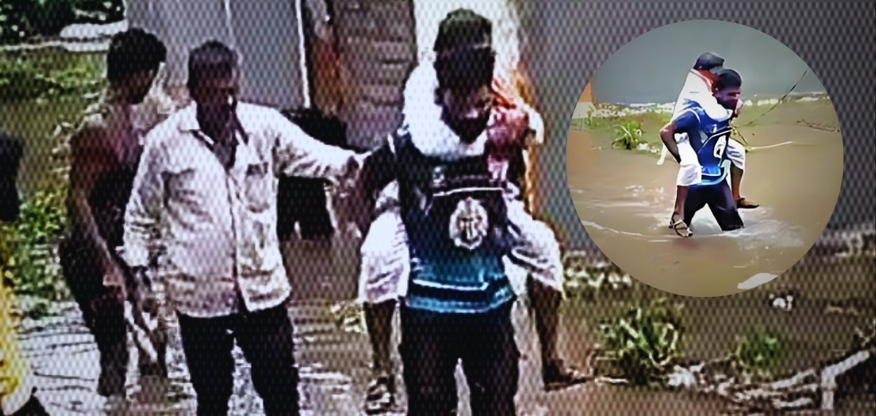  سیلاب زدہ مندر میں پھنسے پجاری کے اہلِ خانہ کے لیے 