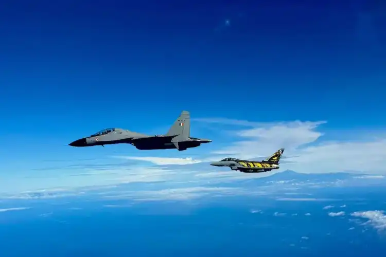 اسپین میں ہندوستانی فضائیہ کی طاقت کا مظاہرہ