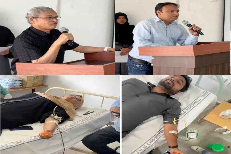 اے ایم یو- خون کے عطیہ کی مہم میں نیا ریکارڈ  اے ایم یو- خون کے عطیہ کی مہم میں نیا ریکارڈ