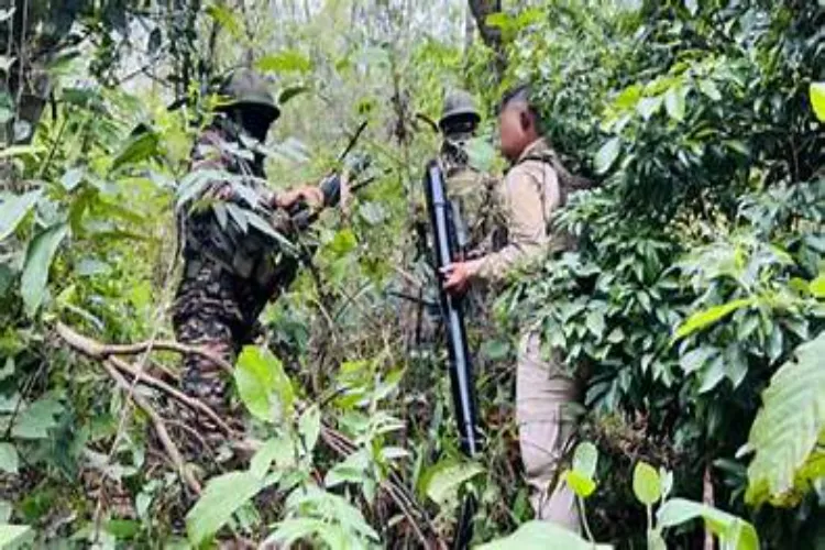 منی پور-  اسلحہ اور گولہ بارود برآمد ۔ دو گرفتار