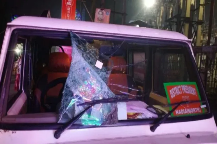 مغربی بنگال میں مرکزی وزیر کے قافلے پر حملہ