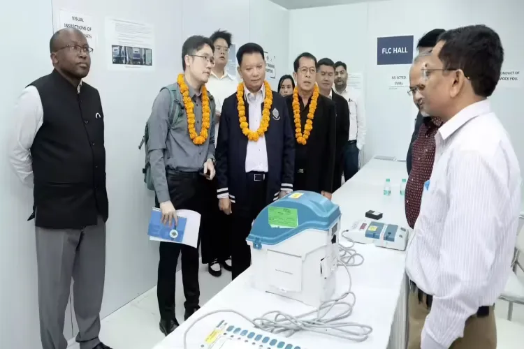 بہار: 7 ممالک کے 16 مندوبین نے پولنگ انتظامات کا مشاہدہ کیا