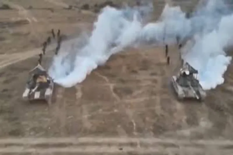 بھارتی فوج نے رَن اور کریک سیکٹر میں 'مشق برہماشیرا' کا انعقاد کیا۔