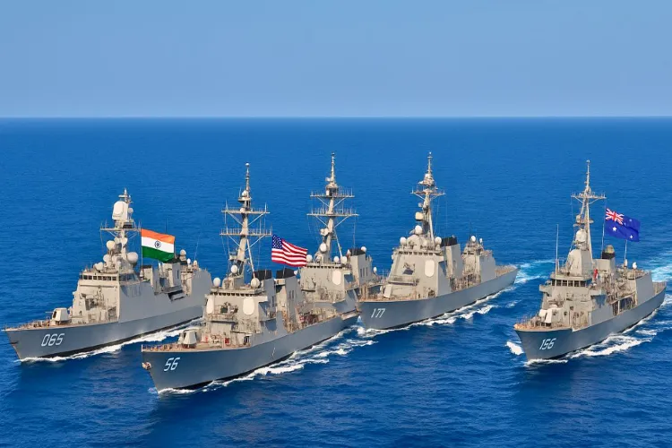 آسٹریلیا کی ہندوستان، جاپان اور امریکہ کے ساتھ 