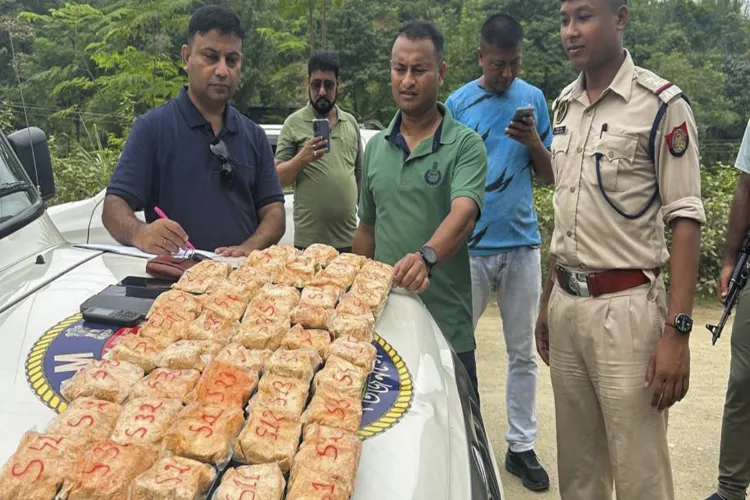 آسام میں 4 کروڑ روپے کی ہیروئن پکڑی گئی