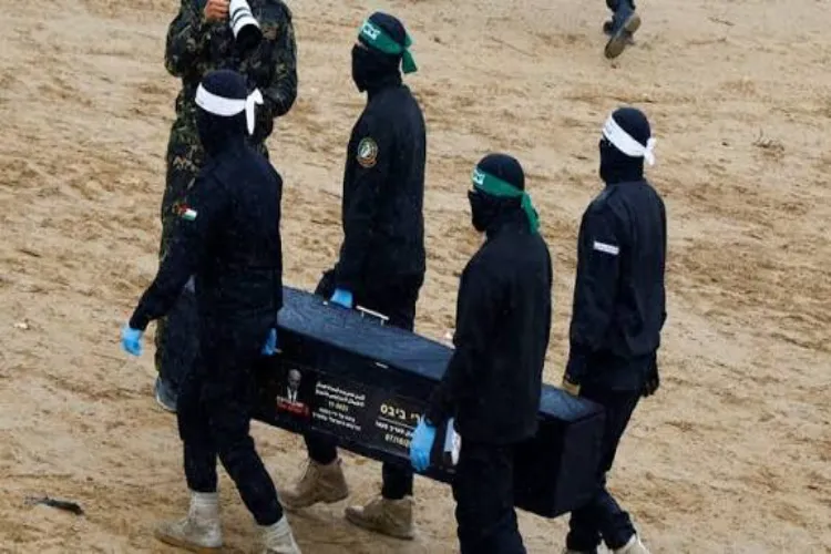 اسرائیلی یرغمالی کی لاش حوالے کر دی