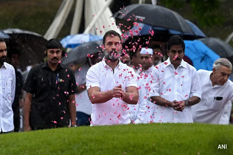 راہل گاندھی نے پنڈت نہرو کو خراج عقیدت پیش کیا