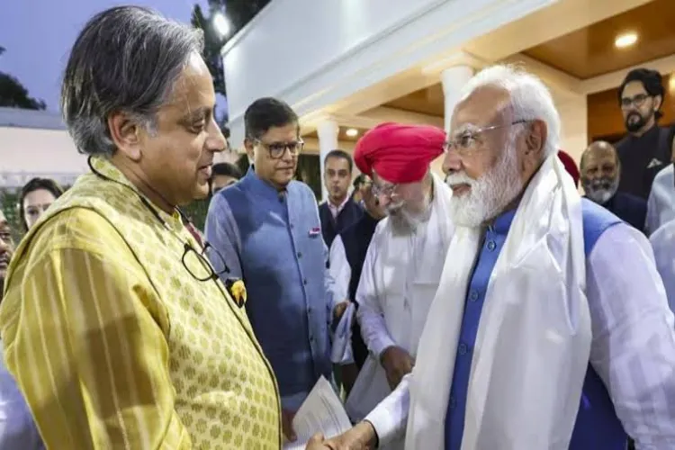 ششی تھرور نے وزیرِ اعظم مودی کی تقریر کی تعریف کی