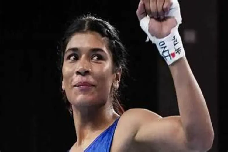 ورلڈ باکسنگ کپ فائنلز ۔ نکھت زرین کی گھریلو شائقین کے سامنے جیت 