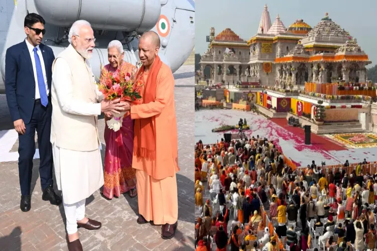 ایودھیا: مودی نے روڈ شو کیا