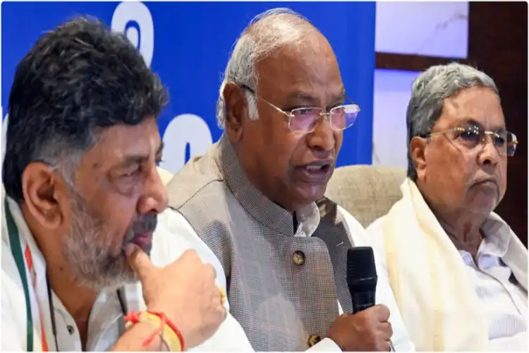 کرناٹک میں اب وزیراعلیٰ کی کرسی کس کو ملے گی؟ کانگریس صدر کھڑگے کا ردِعمل