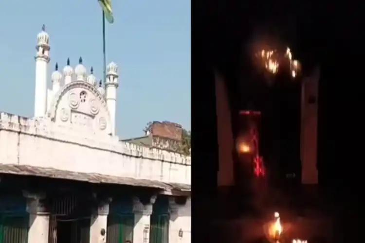 اتر پردیش:مسجد میں آگ لگانے والے 3 نوجوان گرفتار