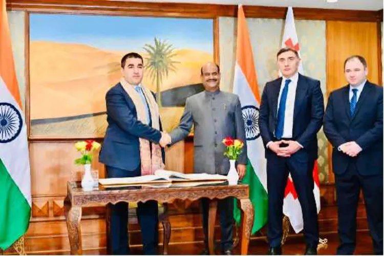 ہندوستان اور جارجیا کے مابین اطلاعاتی ٹیکنالوجی اور دوا سازی کے شعبے میں تعاون کے کافی امکانات ہیں: اوم برلا