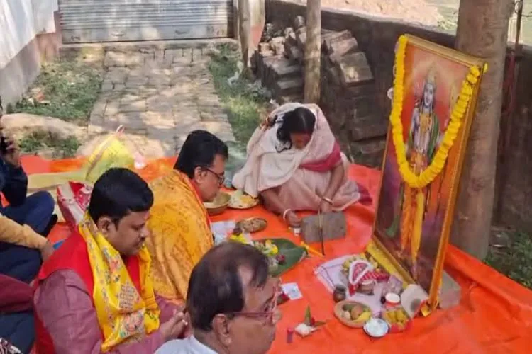 بابری مسجد تنازعہ: بی جے پی رہنما کی جانب سے مرشدآباد میں رام مندر کے لیے بھومی پوجن 