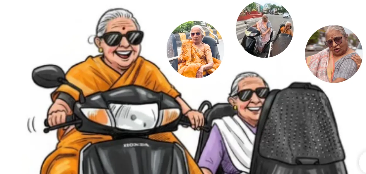 کون ہیں احمد آباد کی بائیکر دادی؟ 87 کی عمر میں چلاتی ہیں اسکوٹر