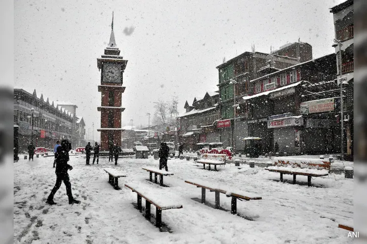 کشمیر : سردی کی لہر ،منفی 5.5 ڈگری سیلسیس ریکارڈ