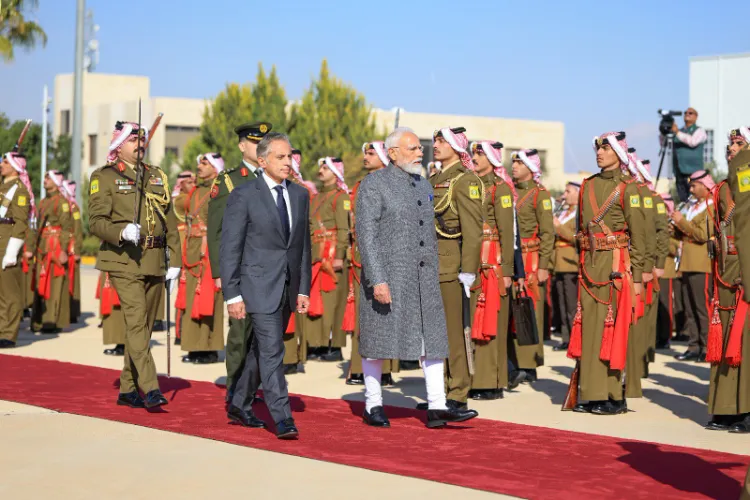 دو روزہ دورے پر اردن پہنچے مودی