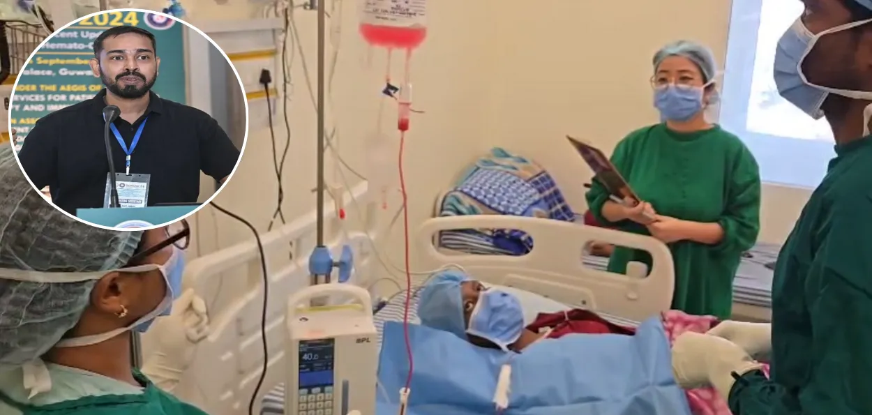 ڈاکٹر آصف اقبال نے شمال مشرق میں پہلی بار میچڈ ان ریلیٹڈ ڈونر اسٹیم سیل ٹرانسپلانٹ کی قیادت کی