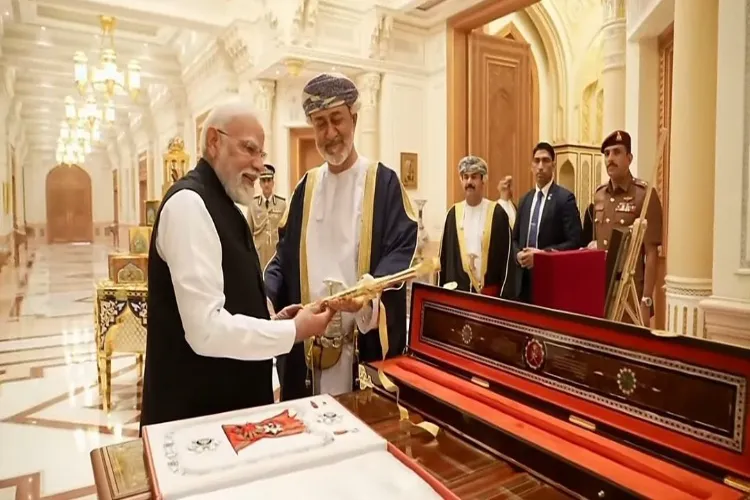 مودی کو عمان کے اعلیٰ ترین شہری اعزاز آرڈر آف اومان سے نوازا گیا