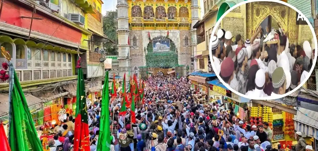  درگاہ اجمیر شریف  814  واں عرس ۔  جنتی دروازہ کھل گیا، عقیدت مندوں کا سیلاب ،سیکیورٹی بھی سخت