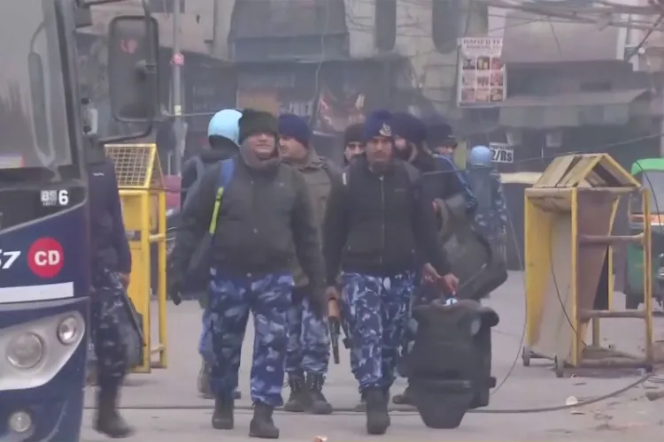 دہلی : فیض الٰہی مسجد کے قریب سیکورٹی بڑھائی گئی