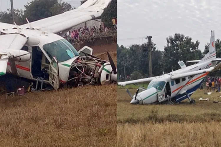 اڈیشہ میں طیارہ گر کر تباہ