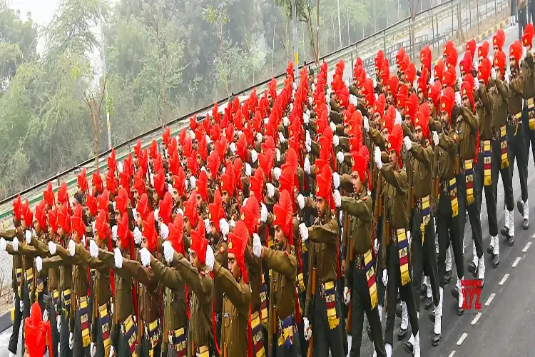 جئے پور: پریڈ کے دوران فوج کی بہادری کی جھلک دیکھنے کو ملی