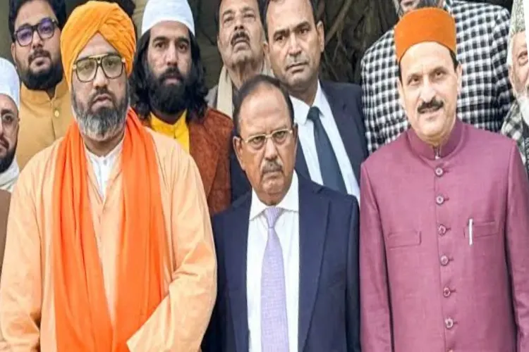 صوفی علماء کی قومی سلامتی کے مشیر اجیت ڈوبھال سے ملاقات، انتہا پسند عناصر کے خلاف جدوجہد کا عزم