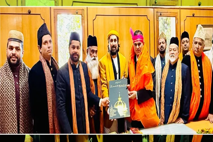 اجمیر درگاہ شریف کےوفد کی  راجستھان کے چیف سکریٹری سے ملاقات 