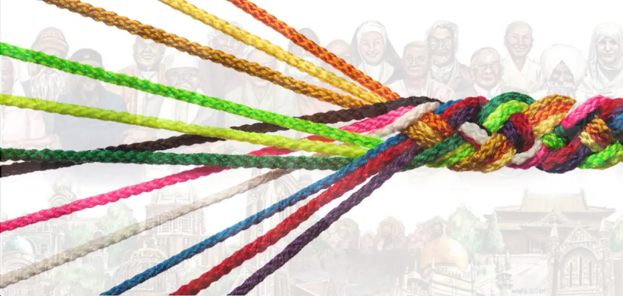 دنیا کو ایک لڑی میں پرونا۔بین المذاہب ہم آہنگی کے لیے  ہندوستان کی بلند آواز  