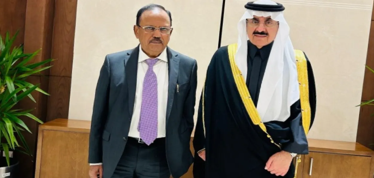 قومی سلامتی کے مشیر اجیت ڈوبھال سعودی عرب کے سرکاری دورے پر