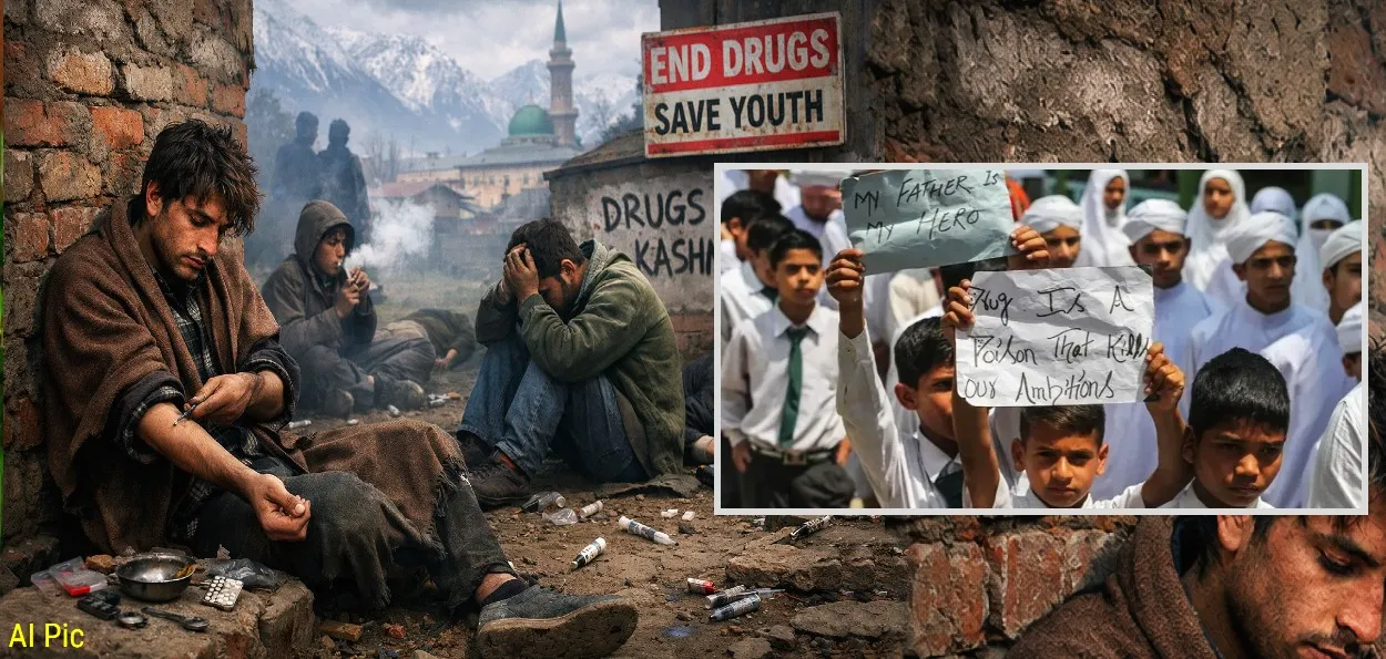 کشمیر میں منشیات کی لت ۔  ایک  نئی دہشت گردی 
