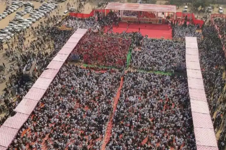 راجستھان:363 سنتوں اور ہزاروں بھکتوں کا غیر معینہ مدت کا دھرنا جاری