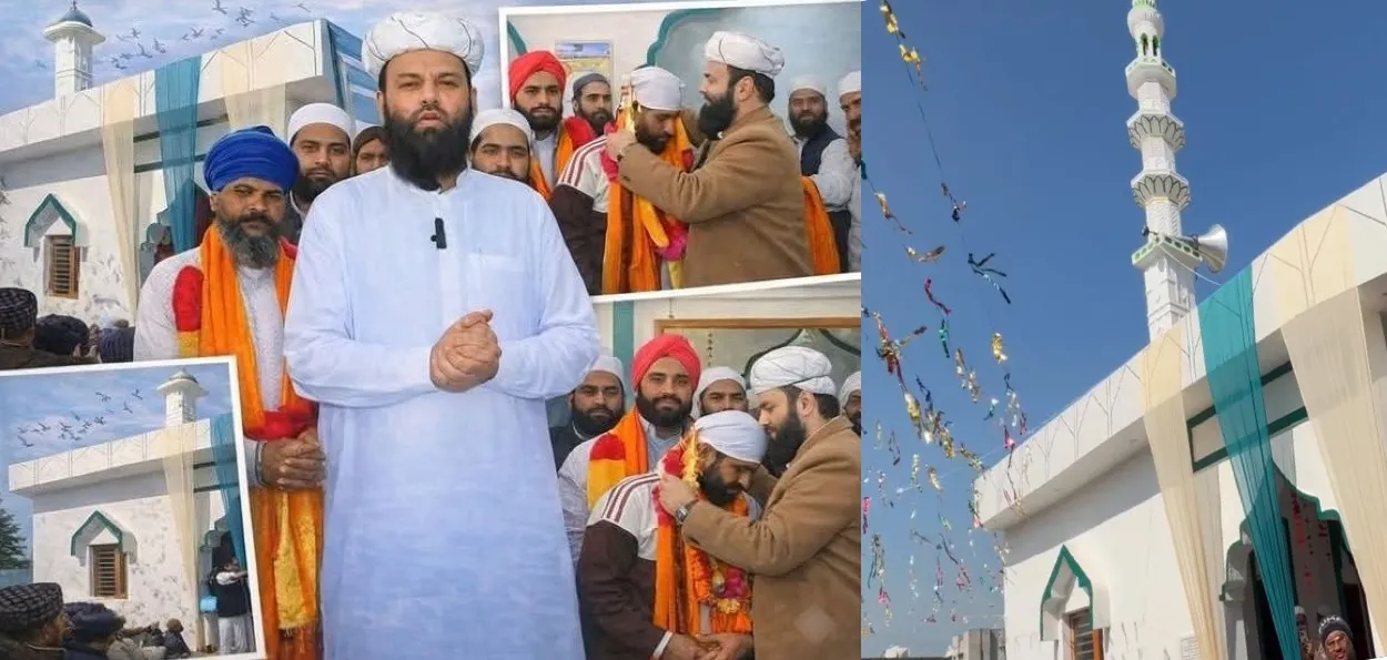 پنجاب ۔ ہندو خاندان نے مسجد کی تعمیر کو ممکن بنایا