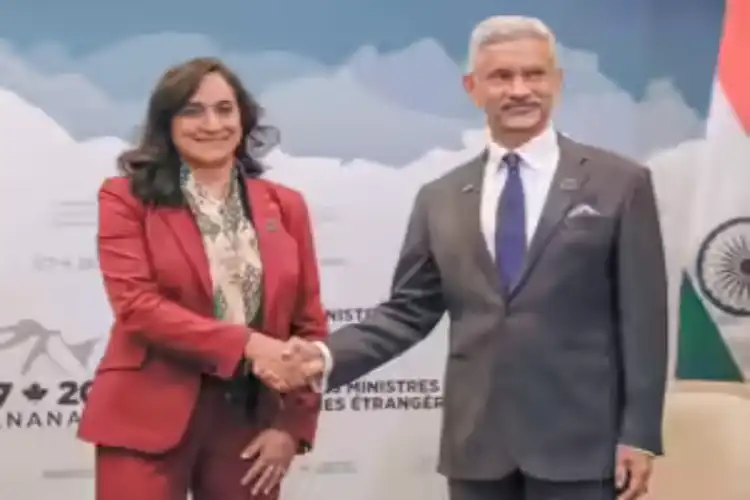 جے شنکر کی اپنی کینیڈین ہم منصب انیتا آنند سے گفتگو