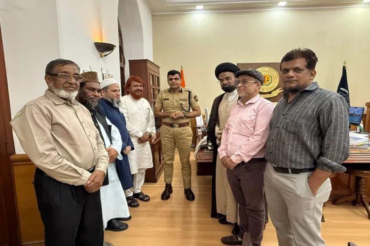 فیڈریشن آف مہاراشٹر مسلمز کے وفد کی رمضان کی تیاریوں سے قبل ڈی جی پی اور جوائنٹ کمشنر پولیس سے ملاقات