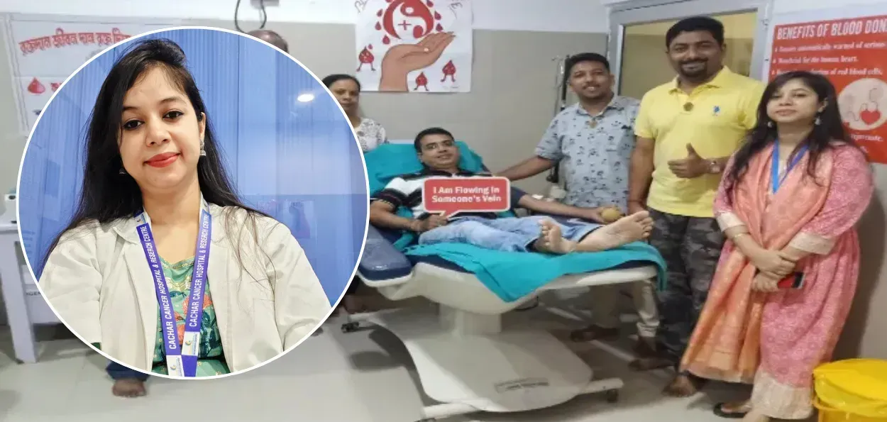  آسام:  ڈاکٹر شبنم بہارکو خون عطیہ بیداری مہم پر قومی اعزاز