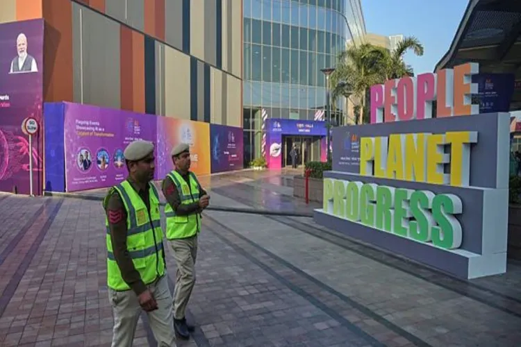 اے آئی سمٹ؛ سیکورٹی کے لیے 4,000کیمرے، 15,000 اہلکار تعینات