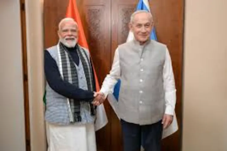 مودی نے اسرائیلی کمپنیوں کو ہندوستان میں سرمایہ کاری کی دعوت دی