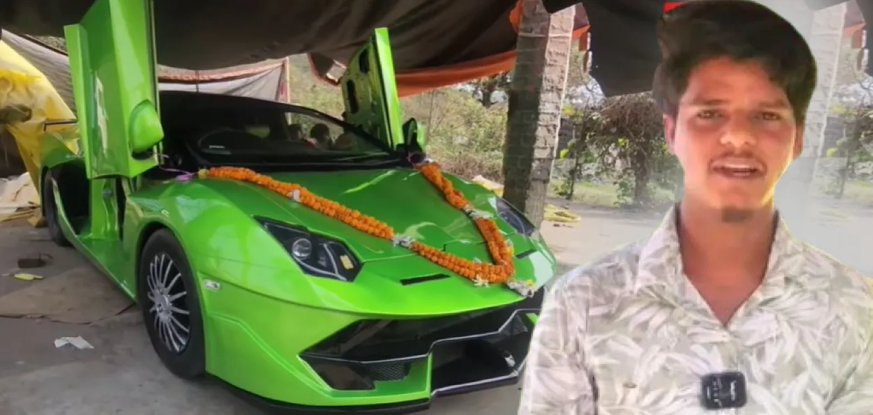 ماروتی 800 کو لیمبورگینی میں بدلنے والا جھارکھنڈ کا مکینک وائرل ہوگیا